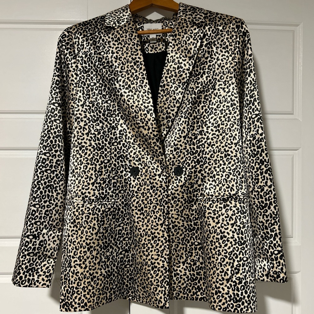 Leopard Print Women's Blazer